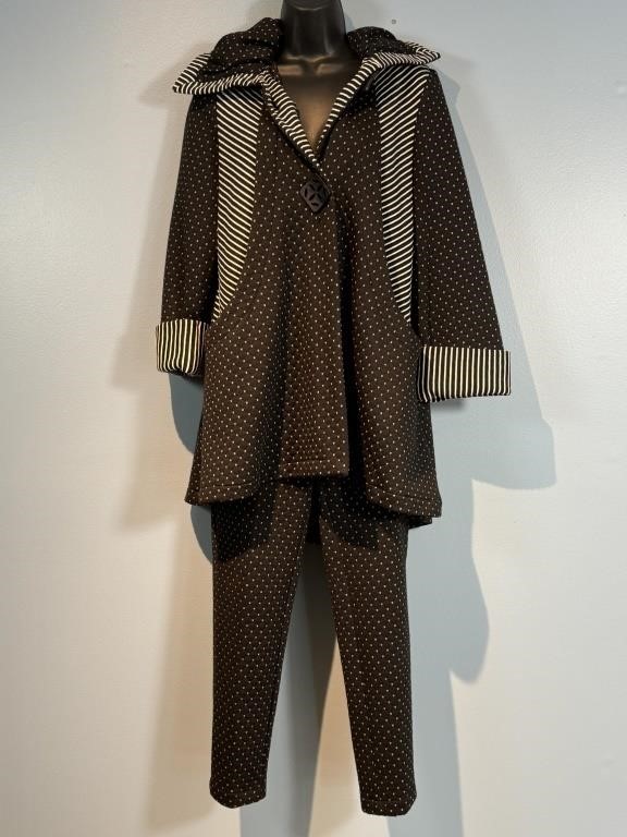 I C Collection Knit Cardigan Jacket & Pants