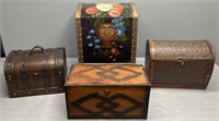 Decorative Trunk Box Lot Collection