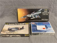 (3) Model Airplane Kits