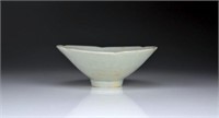 CHINESE YINGQING GLAZED PORCELAIN CONICAL BOWL