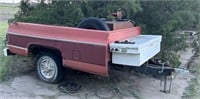 2 Wheeled Trailer with Toolbox & Fuel Tank