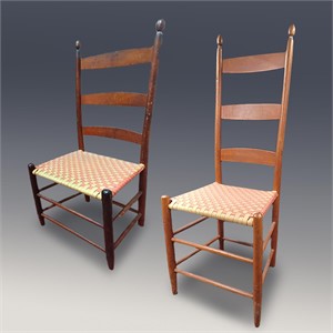 Pair Of Antique Shaker Chairs