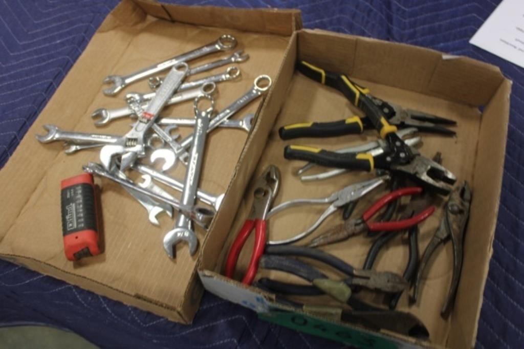 Lot of Misc Pliers and Wrenches
