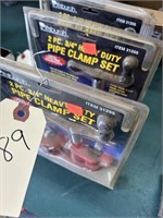 Pipe Clamp Set of 3