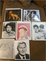 GROUP VINTAGE STAR PHOTOS AND AUTOGRAPHS