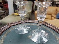 WATERFORD CRYSTAL CANDLESTICKS