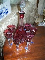 Red Cordial Set