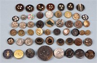 (52) Great Unusual Victorian Picture Buttons