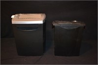 2 Electric paper Shedders With Baskets