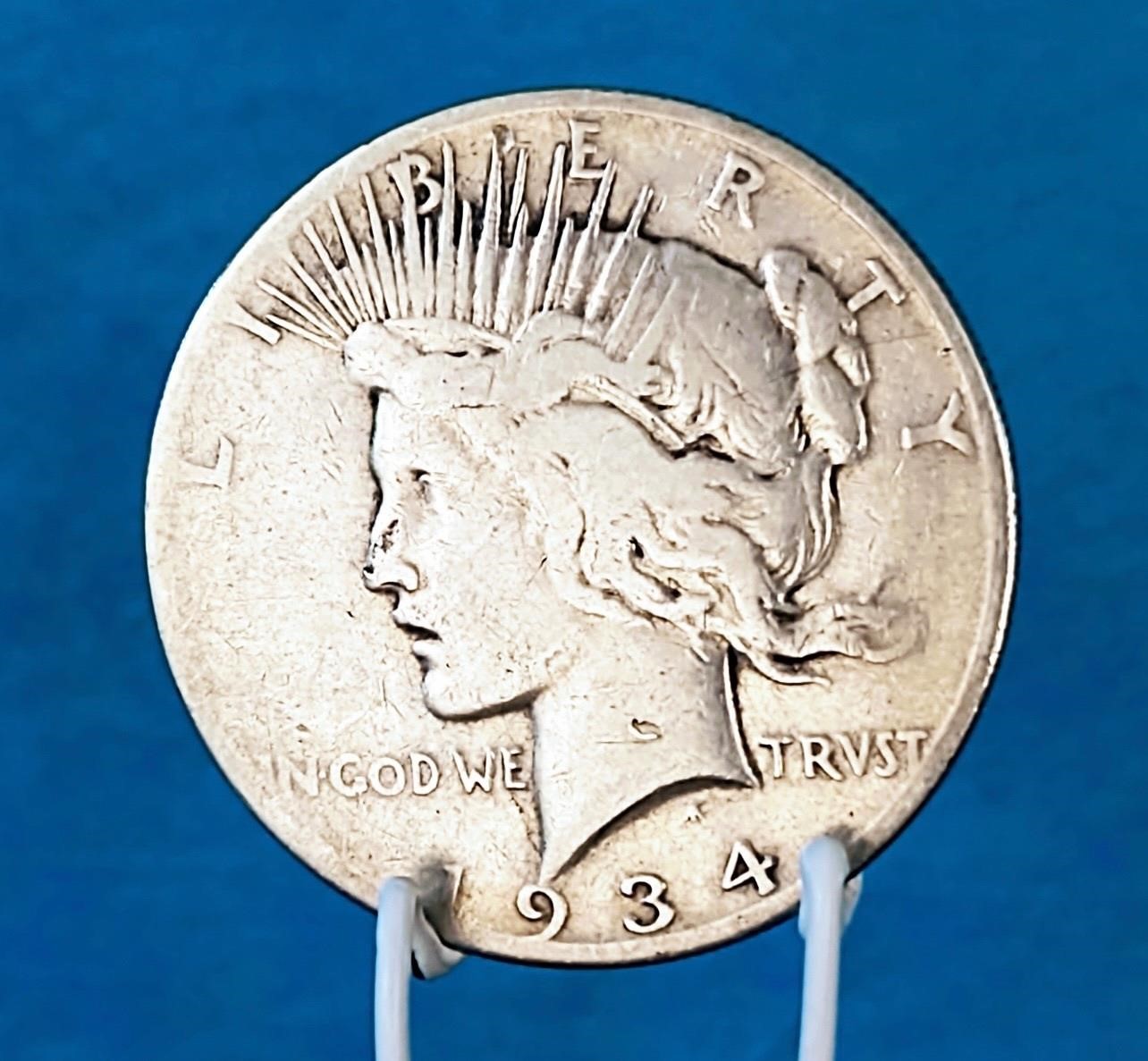 1934-S Peace Dollar