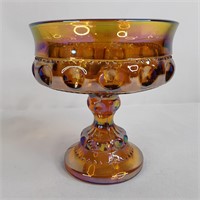 Carnival Glass Compote