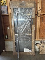 Chamber door w/ screen & weather stripping - new