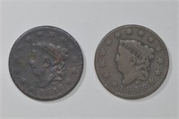 2 - 1816 Matron Head Large Cents