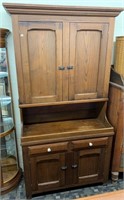 Antique Chestnut Drsyink (W/ Cupboard Top)