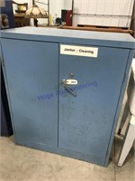 Metal cabinet (blue) 18 x 36 x 42" tall