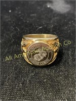 Luxury Gold U. S. Marine Corps ring size 9