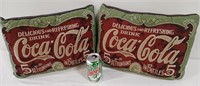 Pair of Coca-Cola Cushions