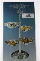 Silver Plated 4 Tier Rotating Server Set