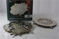 2- Silver Trivets