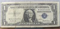 Silver certificate 1957 $1 bank note