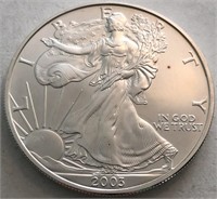 2003 UNC America Silver Eagle Dollar