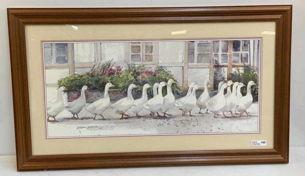 Framed Goose Art