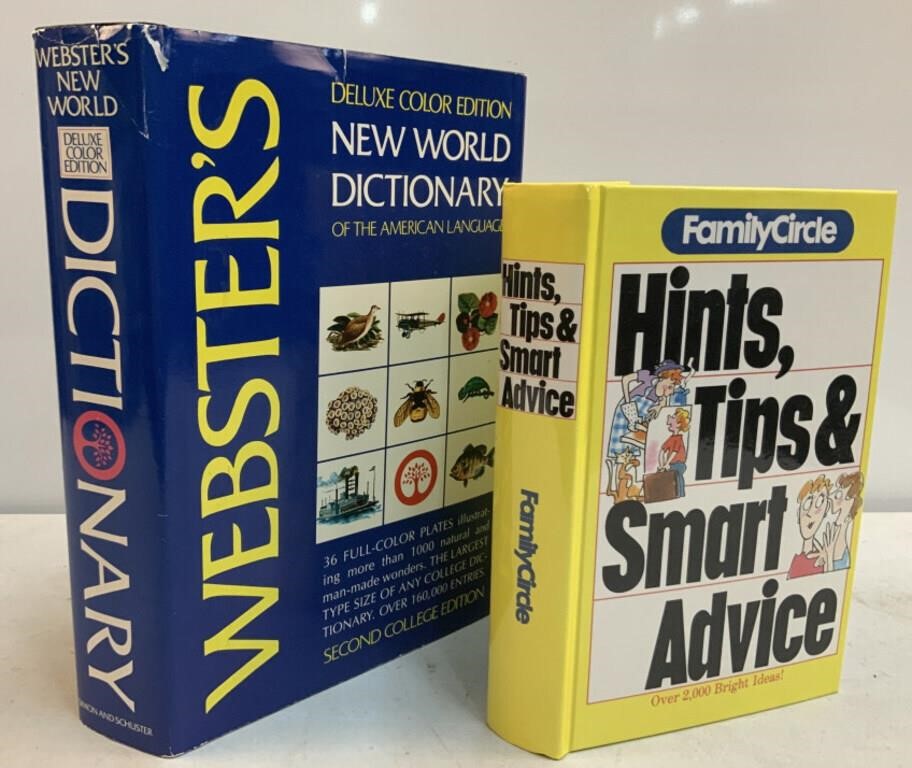 Webster's Dictionary & Family Circle Hints, Tips