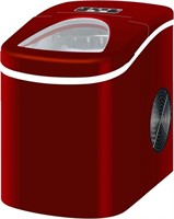 (N) Compact Ice Maker, Red