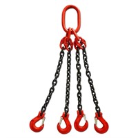 (N) Chain Sling 2/5Inch X 5 Ft 6614lb 4 Leg with S
