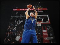 Luka Doncic Signed 8x10 Photo Heritage COA