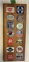 Metal RR mini signs 10” X 25”