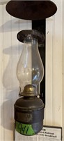Wall hanging oil lamp 20”