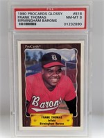 1990 Procards Glossy Frank Thomas #818 PSA 8