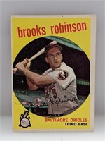 1959 Topps #439 Brooks Robinson HOF Orioles