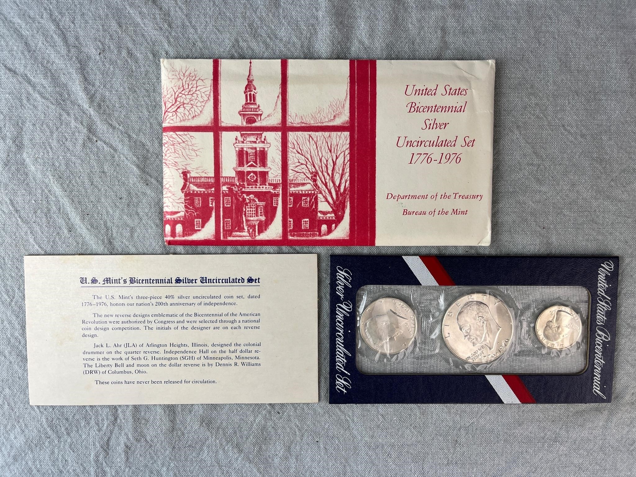 United States BiCentennial Silver Uncirculated Set