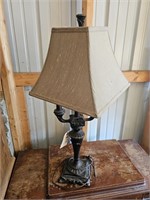 Heavy Metal Lamp with Shade