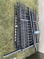Approximately 50 FT Aluminum Black Rail Fence