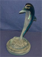 Large Lucite Dolphin Sculpture