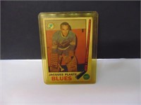 1969 Opeechee Jaques Plante Hockey Card