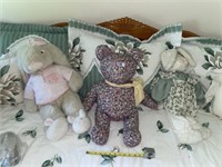 Stuffed Bears & Rabbit (3)