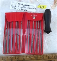 Nicholson round handle needle files