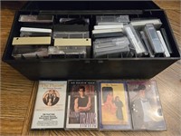 Plastic Case Full of Cassettes