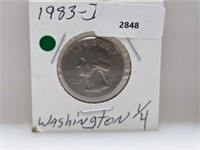 1983-D Washington Quarter