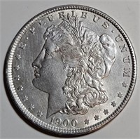 1900 P Morgan Silver Dollar - AU Grade