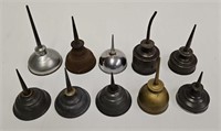 (10) Small Antique Oil Cans