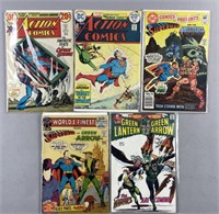 Superman, He-Man, Green Arrow & Lantern Comics