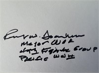 WWII Robert W. Aschenbrener  original signature
