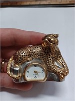 Elgin Lion Miniture Clock