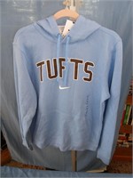 NIKE Tufts LS Hoodie, Light Blue Size S