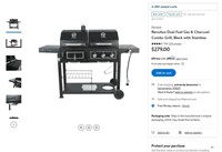 W7072  Revoace Gas and Charcoal Combo Grill
